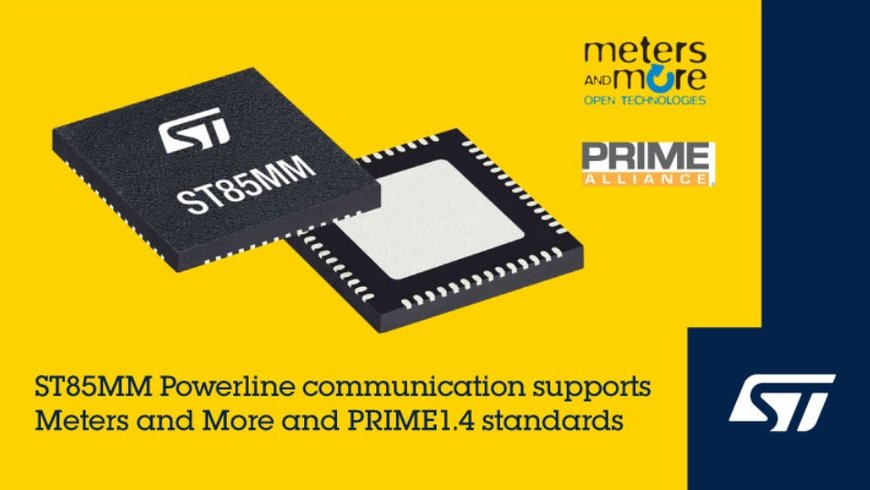 STMicroelectronics reveals smart-meter communication solution for energy transition